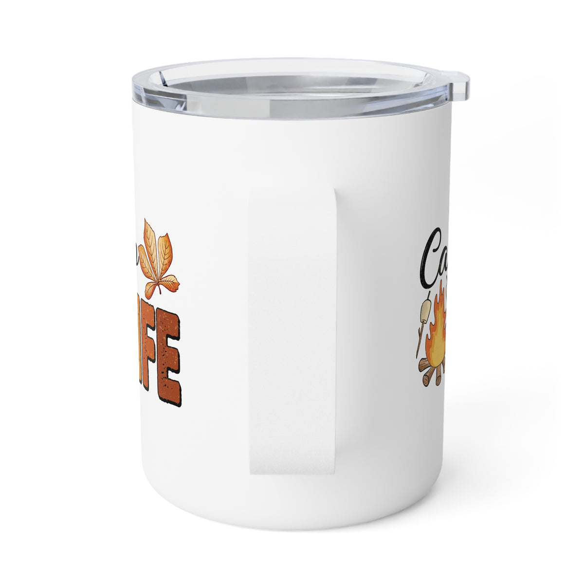 Campfire Coffee 10oz Insulated Mug for Cozy Autumn Mornings