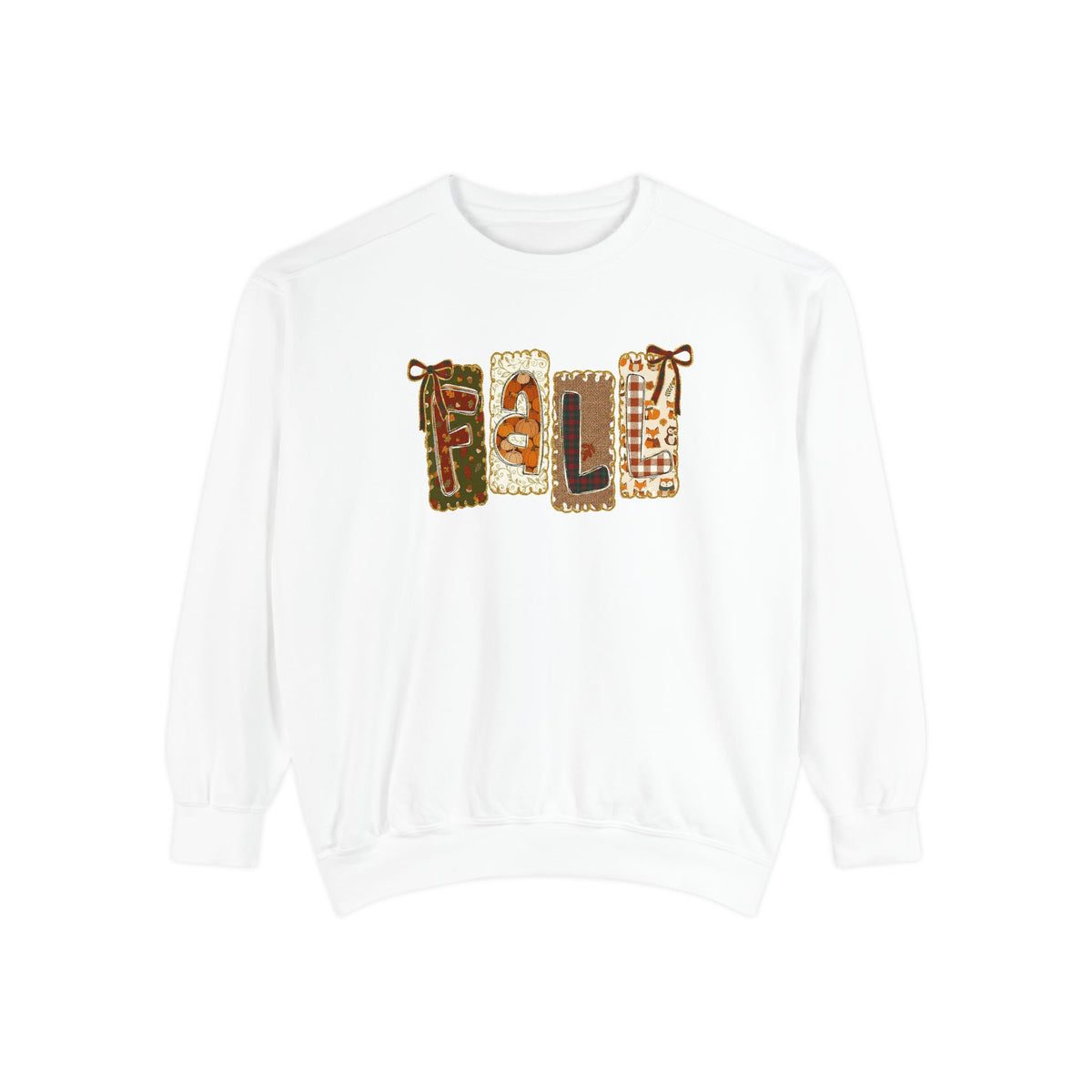 Patch Letter Sweatshirt for Crisp Fall Evenings