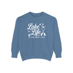 Lake Life Cozy Garment-Dyed Crewneck Sweatshirt