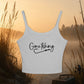 Gone Fishing Tank Top — Women's Spaghetti Strap Crop Tank