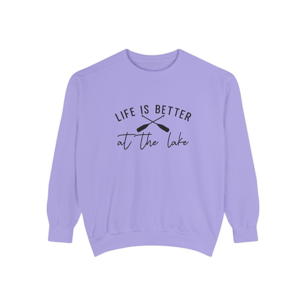 Life Is Better at the Lake Cozy Cabin Crewneck