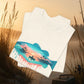 Sunset Fishing Tee — Dripping Fish Sunset Graphic T-Shirt