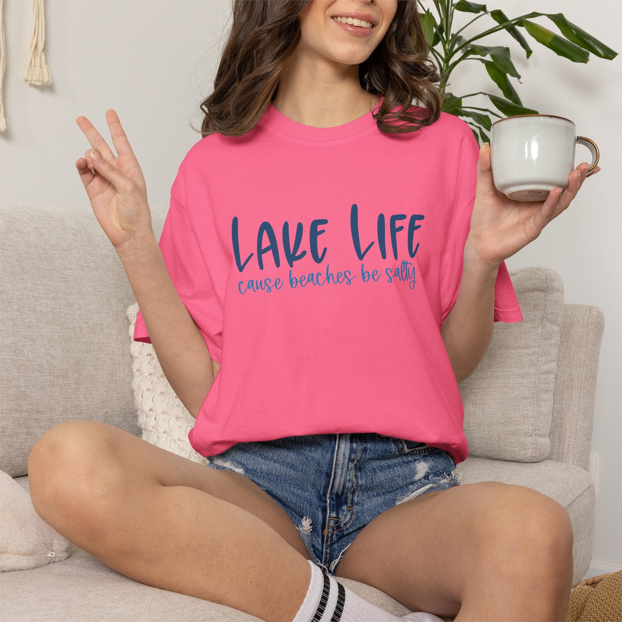 Lake Life Cause Beaches Be Salty T-Shirt