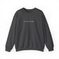 Minimal Embroidered Wave - Crewneck Sweatshirt