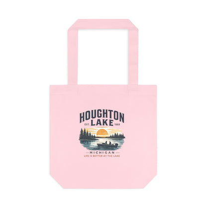 Houghton Lake Sunset Tote Bag