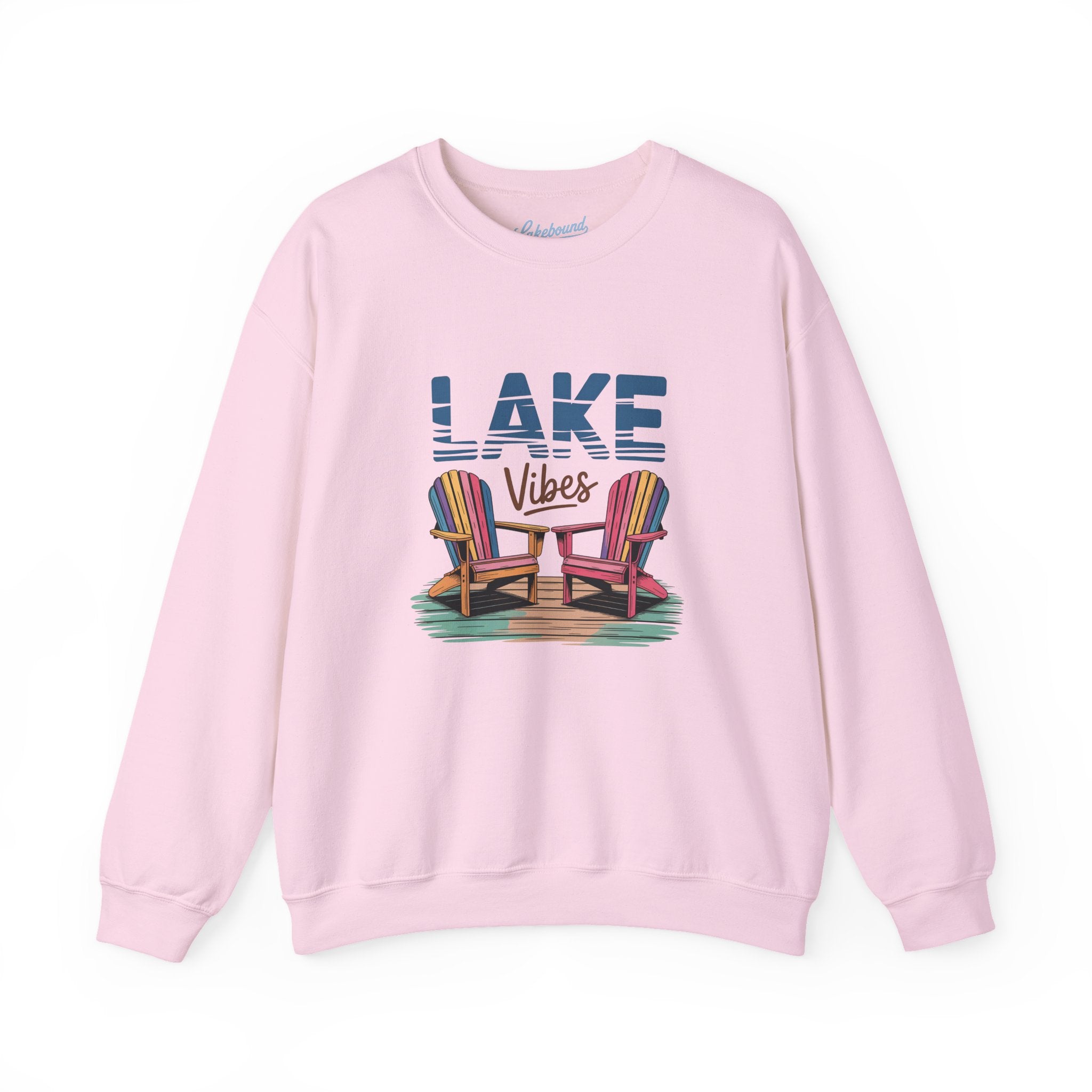 Lake Vibes Adirondack Chairs Crewneck