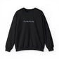 Minimal Embroidered Wave - Crewneck Sweatshirt