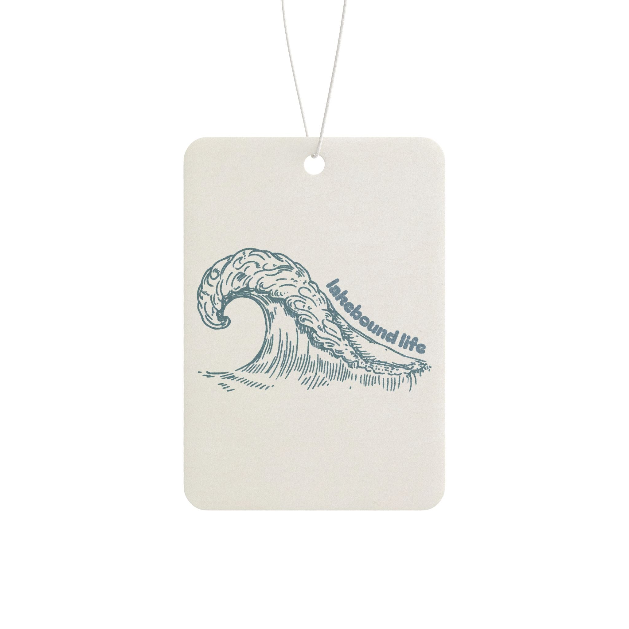 Lakebound Life Wave Double-Sided Car Air Freshener