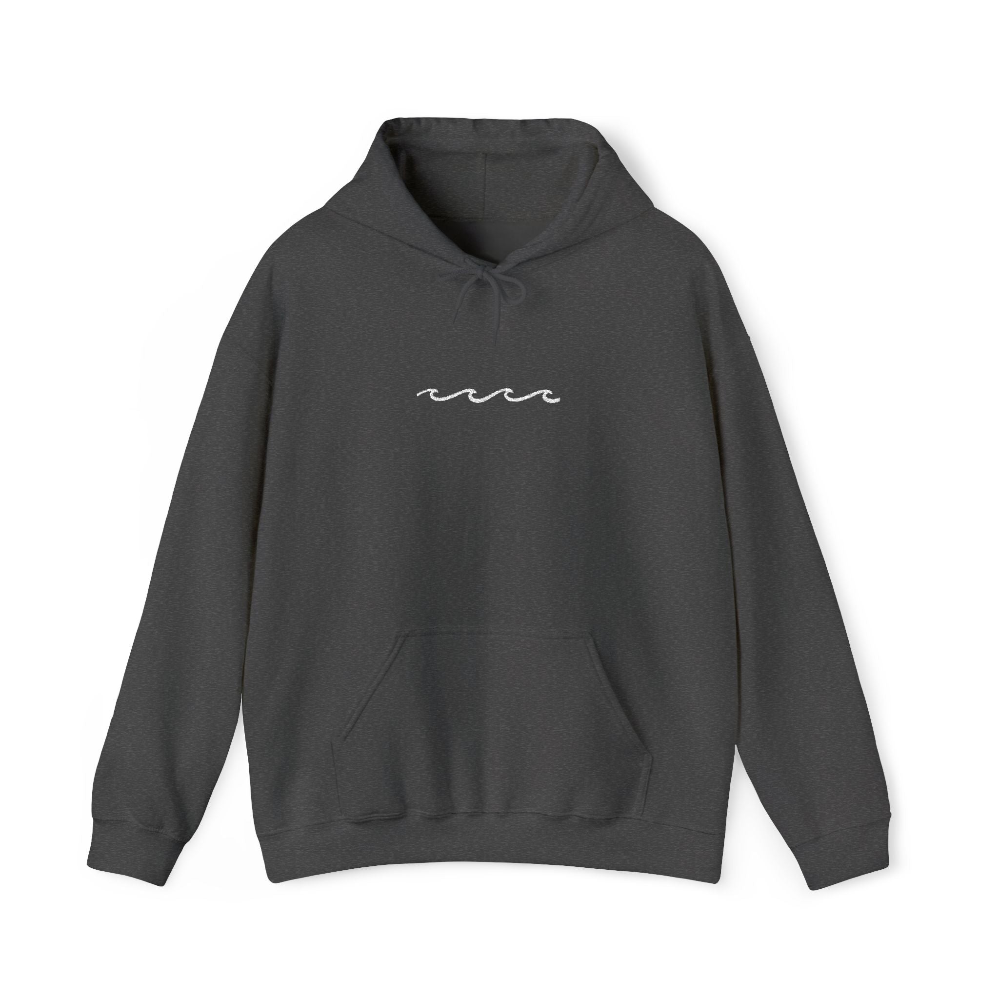 Embroidered Wave Hoodie