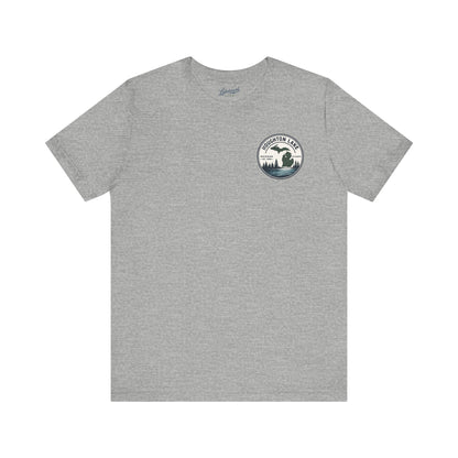 Houghton Lake Michigan Lakefront T-Shirt: Vintage State Map Tee