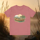 Fishing on Lake T-Shirt – Vintage Sunset Tee for Outdoors Lovers
