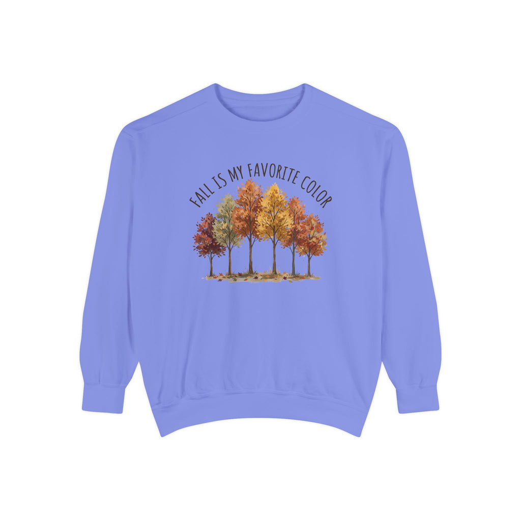 Fall Is My Favorite Color Sweatshirt - Autumn Tree Graphic Crewneck