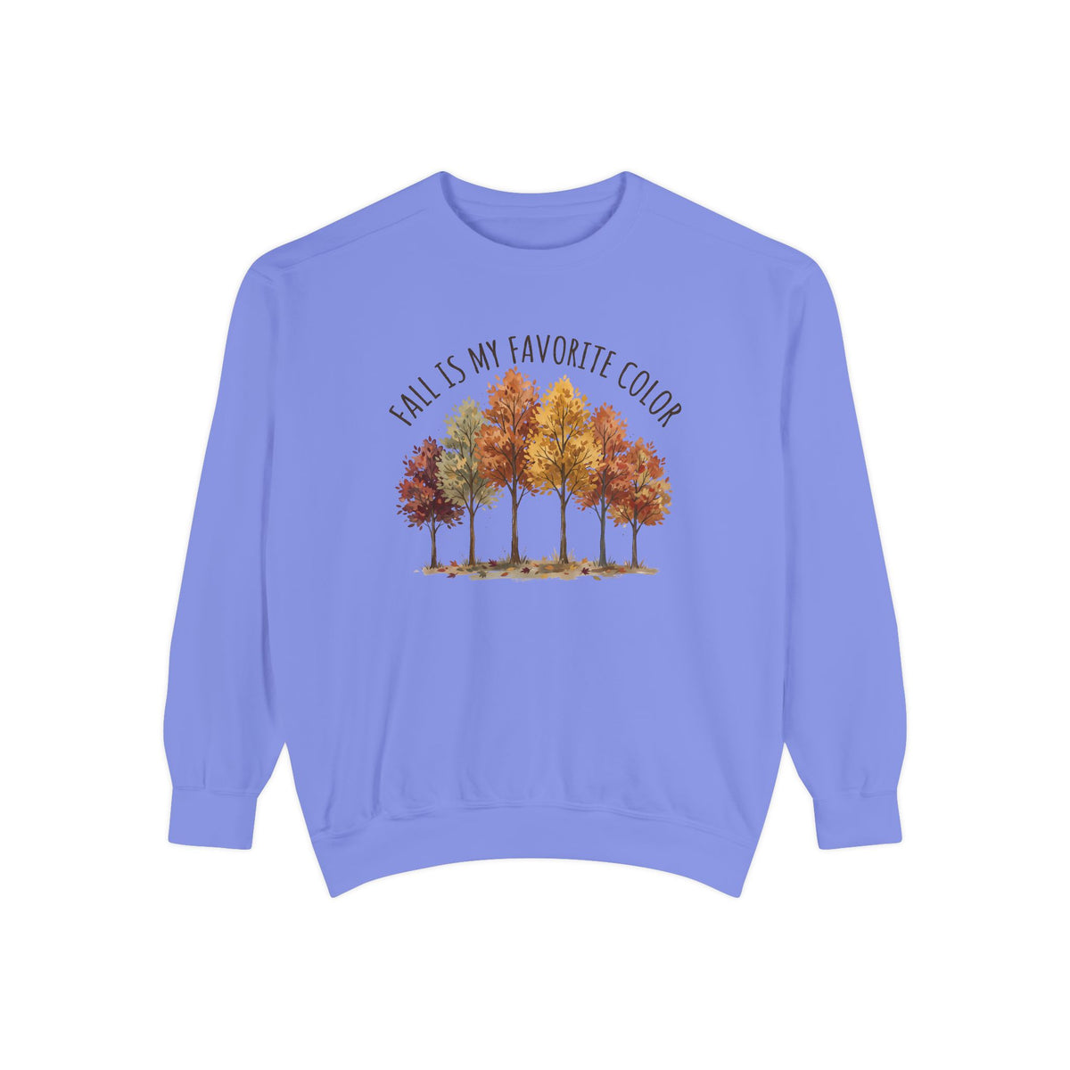 Fall Is My Favorite Color Sweatshirt - Autumn Tree Graphic Crewneck