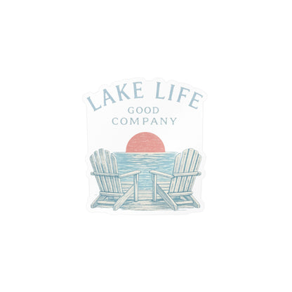 Lake Life Vinyl Sticker — “Lake Life Good Company” Kiss-Cut Decal