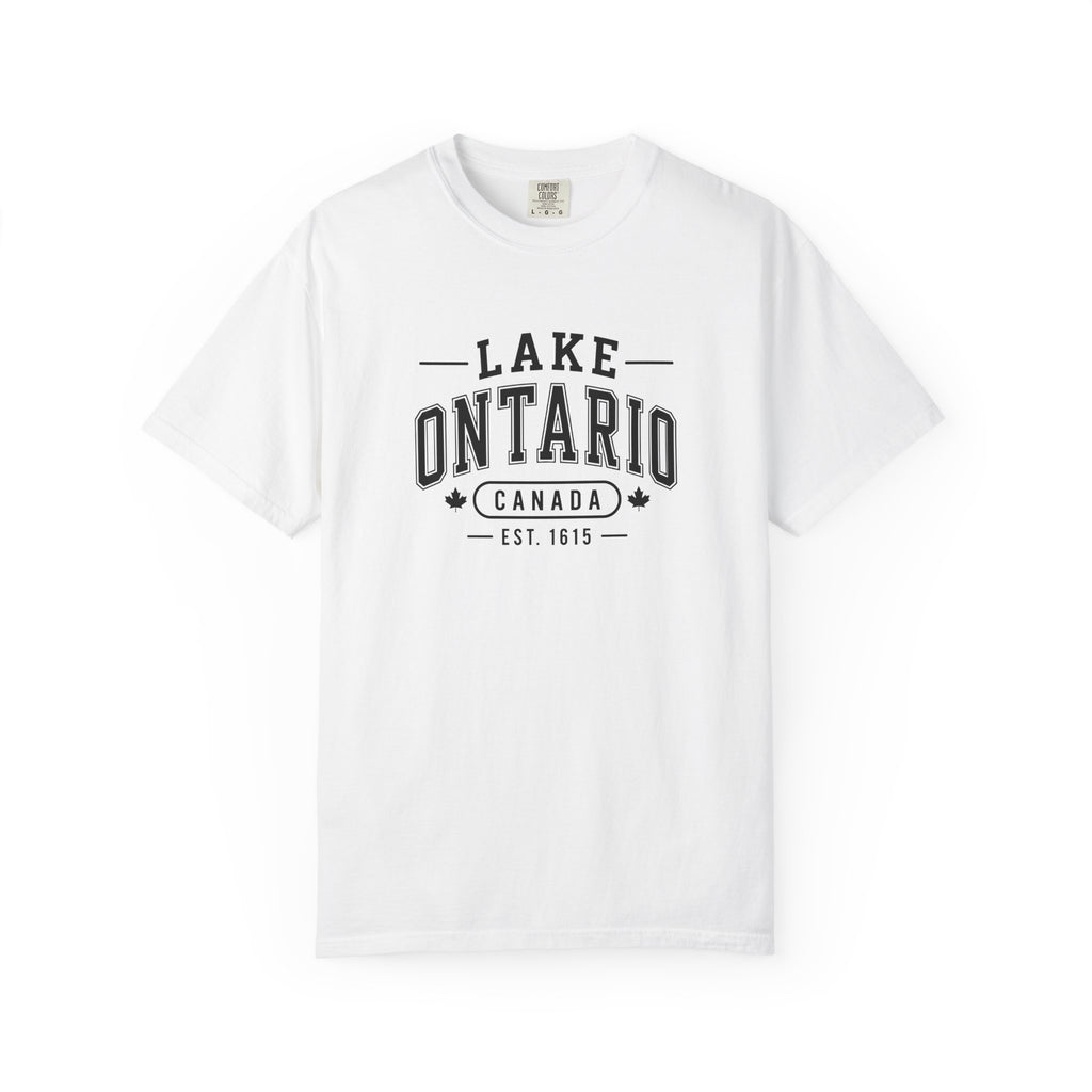 Lake Ontario Garment-Dyed Tee, Shoreline Print
