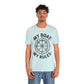 Nautical "My Boat My Rules" Graphic Tee — Captain Wheel Shirt for Boaters