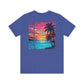 Summer Palm Beach T-Shirt – Vintage Sunset Starfish Tee