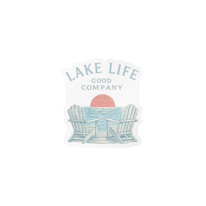 Lake Life Vinyl Sticker — “Lake Life Good Company” Kiss-Cut Decal