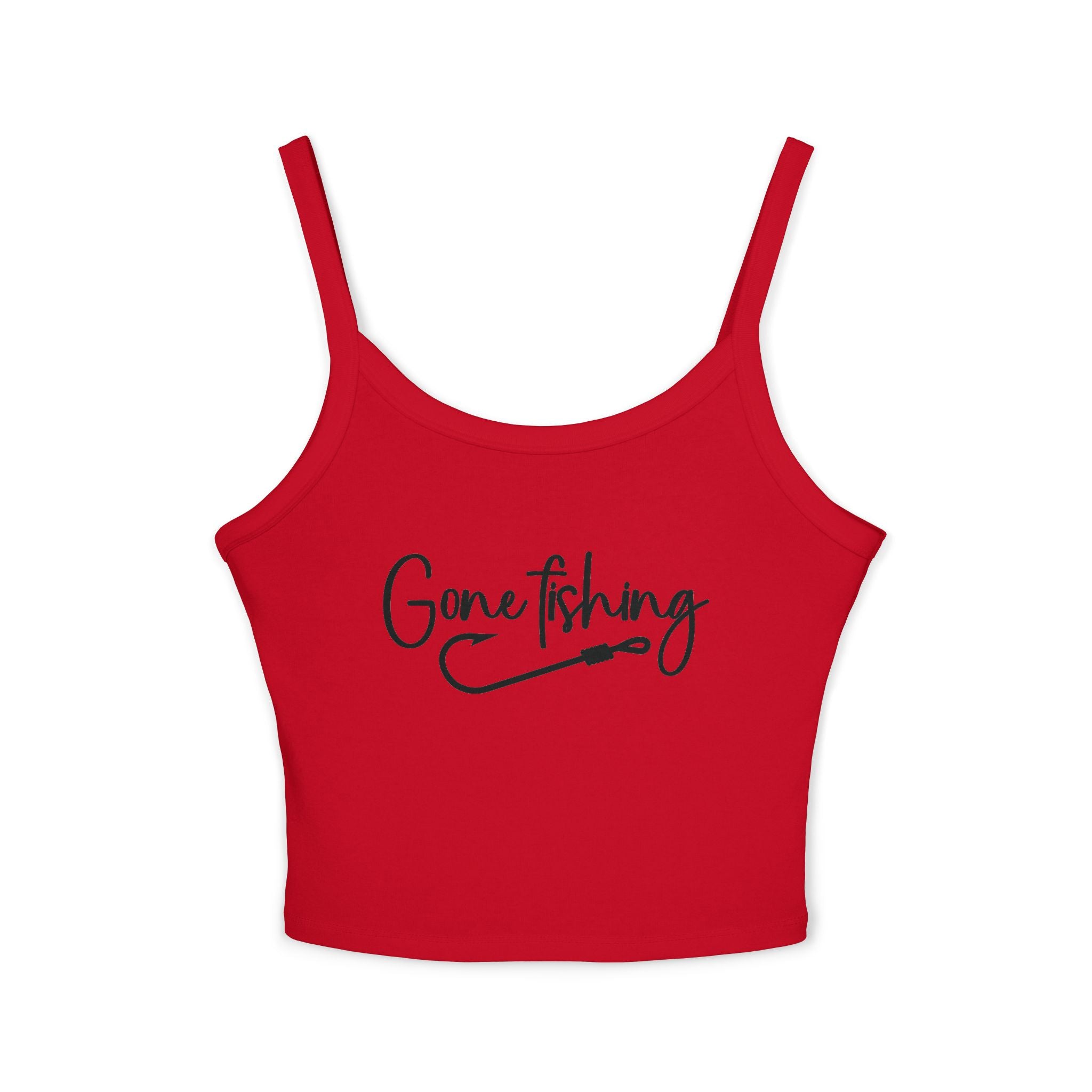 Gone Fishing Spaghetti Strap Tank