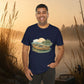 Fishing on Lake T-Shirt – Vintage Sunset Tee for Outdoors Lovers