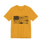 Fishing Flag T‑Shirt — American Flag Made of Fishing Rods & Lures