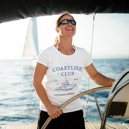Coastline Club Tee — Offshore Edition Yacht Graphic T-Shirt