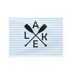 Rowing Oars & Blue Stripes Tapestry