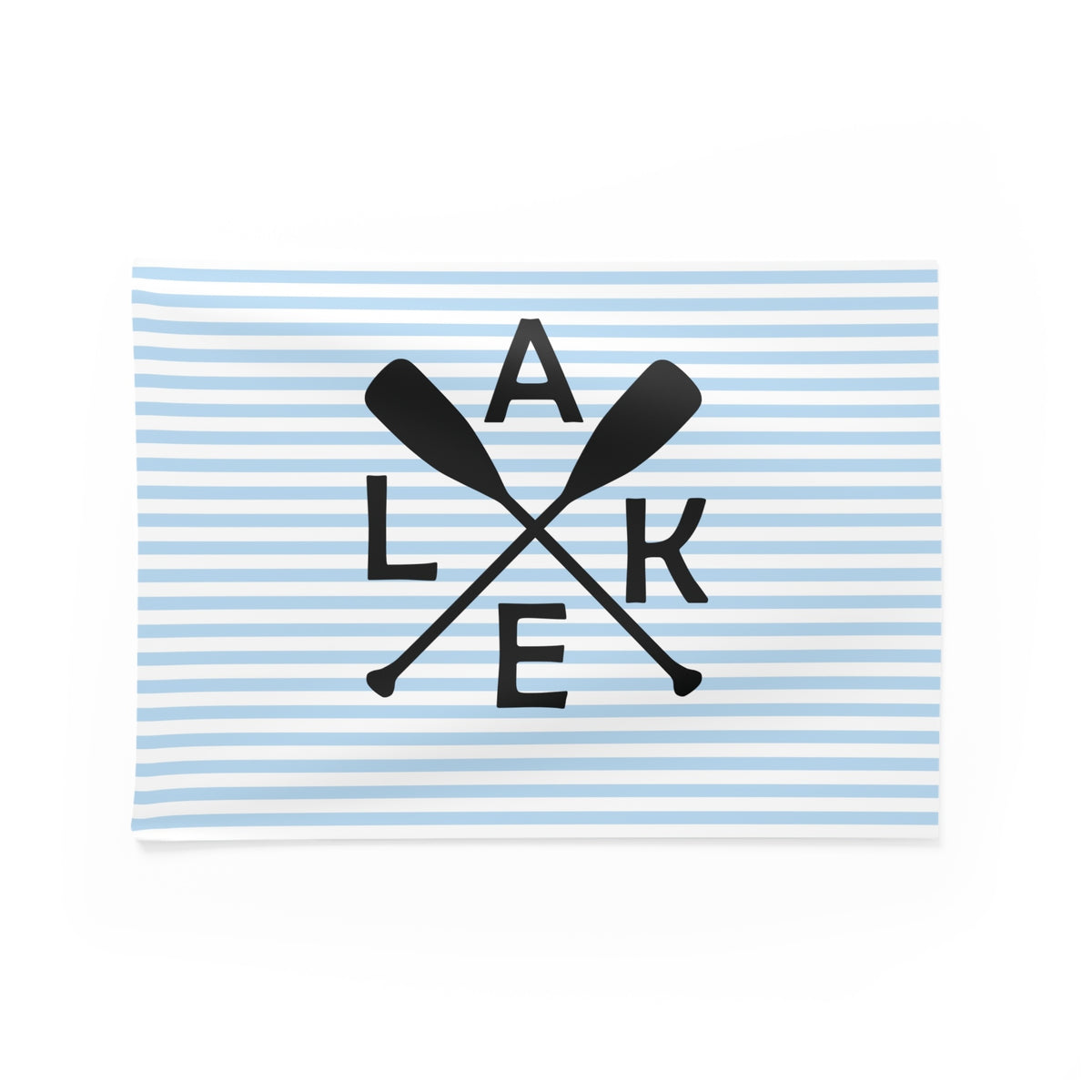 Rowing Oars & Blue Stripes Tapestry