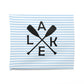 Rowing Oars & Blue Stripes Tapestry