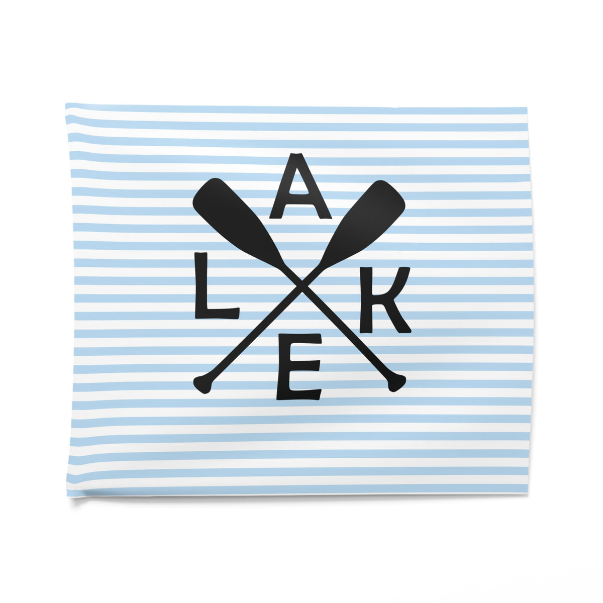 Rowing Oars & Blue Stripes Tapestry