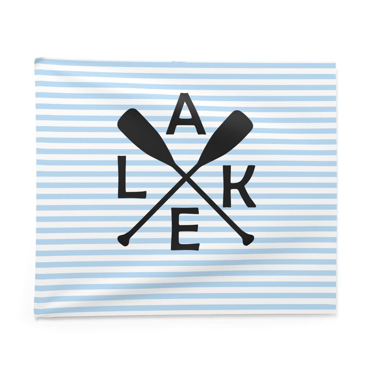 Rowing Oars & Blue Stripes Tapestry