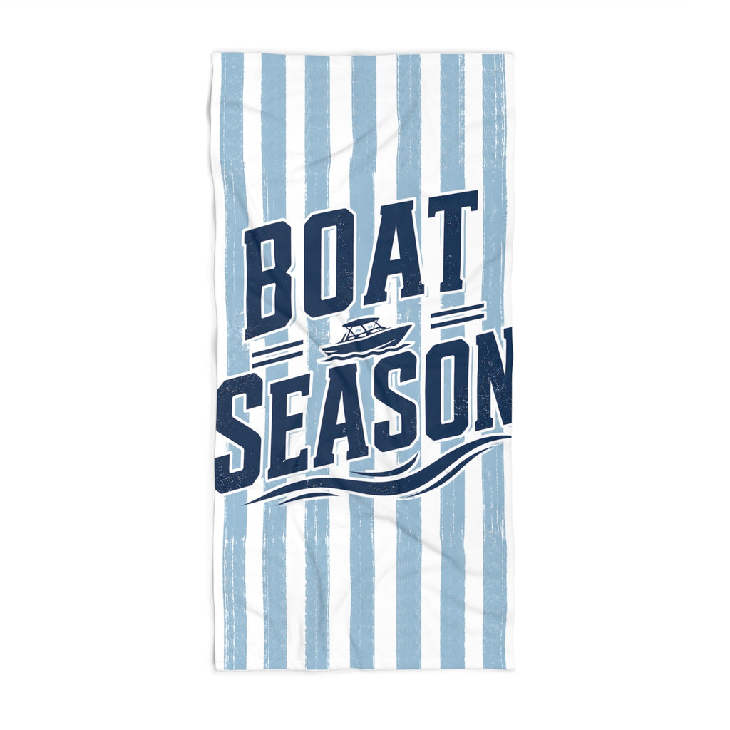 Boat Season Beach Towel