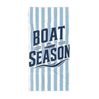 Boat Season Beach Towel
