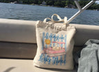 "Living on Lake Time" Tote Bag