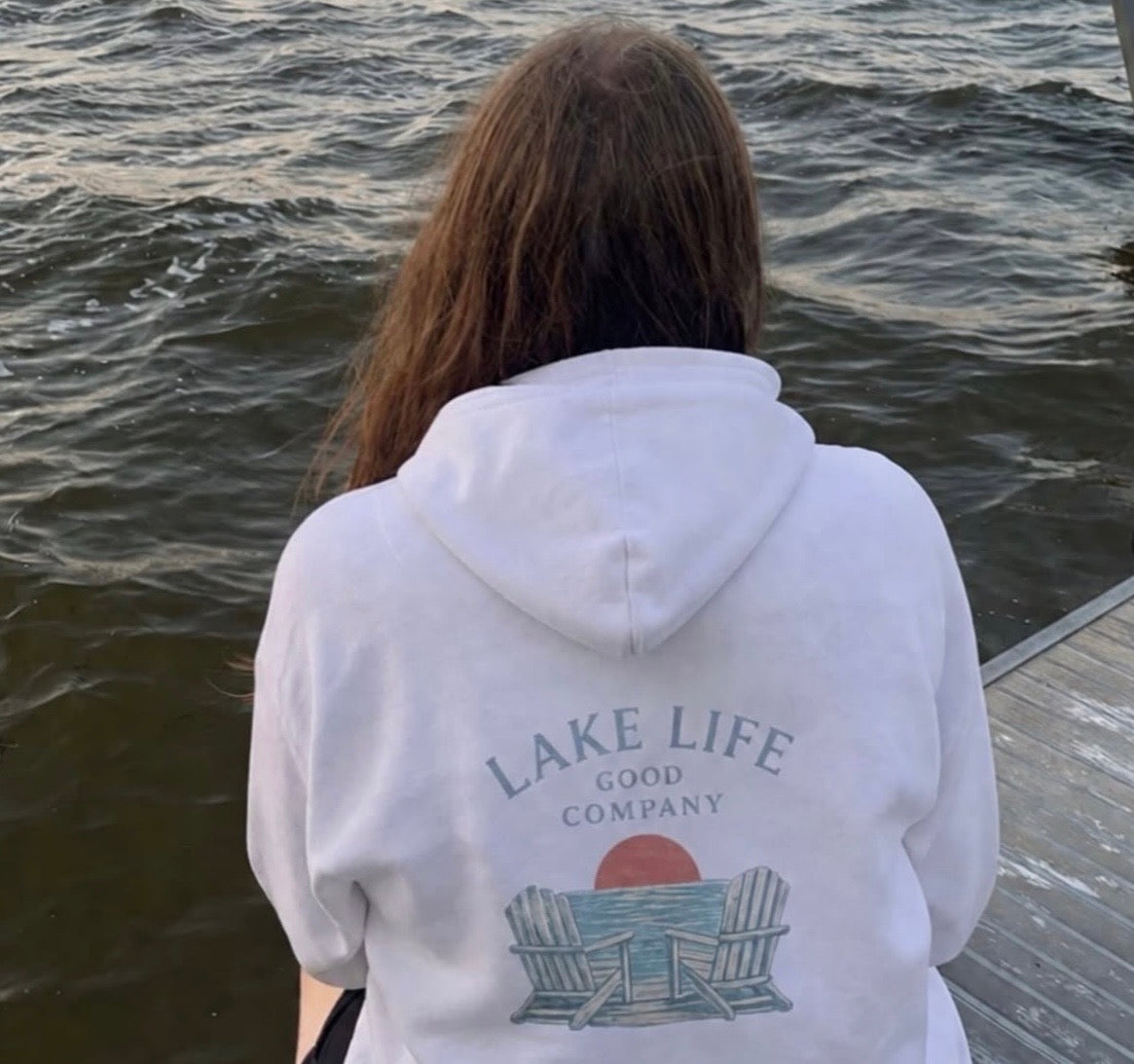 "Lake Life Good Company" Hoodie