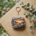 Houghton Lake Michigan Plush Keychain