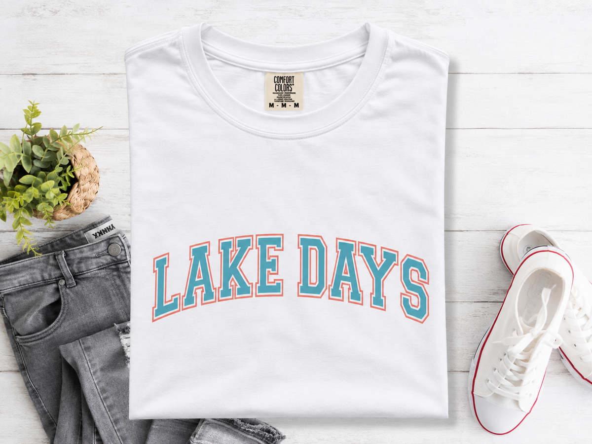 Lake Days Graphic Tee for Slow Summer Afternoons