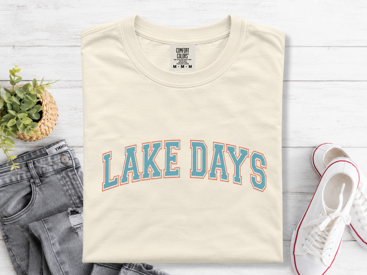 Lake Days Graphic Tee for Slow Summer Afternoons