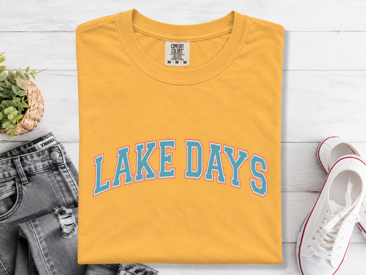 Lake Days Graphic Tee for Slow Summer Afternoons