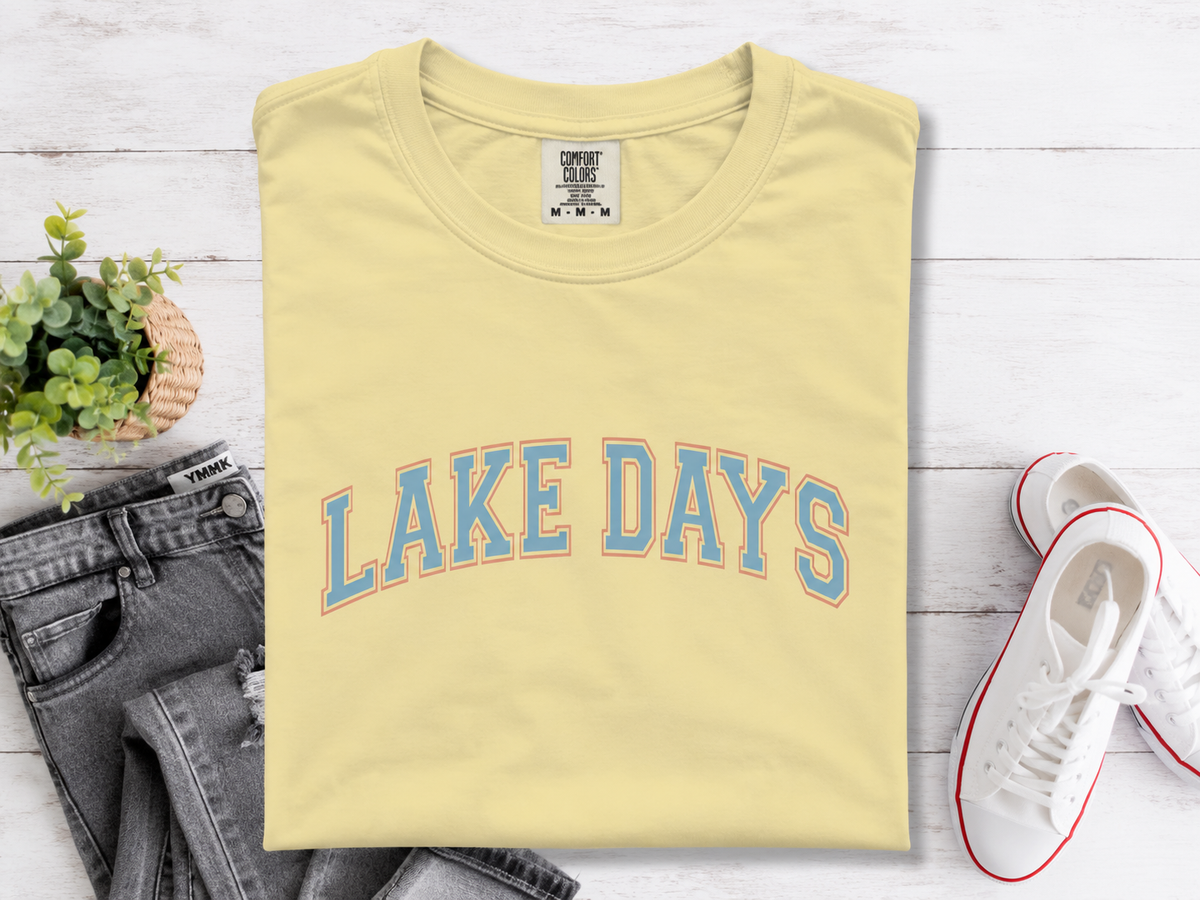 Lake Days Graphic Tee for Slow Summer Afternoons