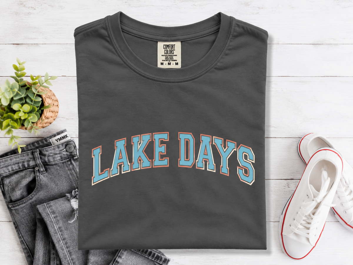 Lake Days Graphic Tee for Slow Summer Afternoons