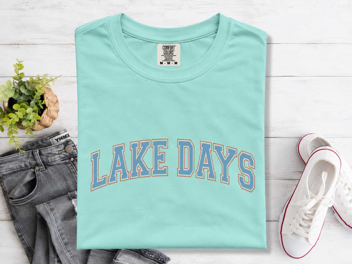 Lake Days Graphic Tee for Slow Summer Afternoons