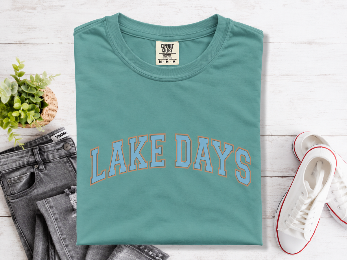 Lake Days Graphic Tee for Slow Summer Afternoons