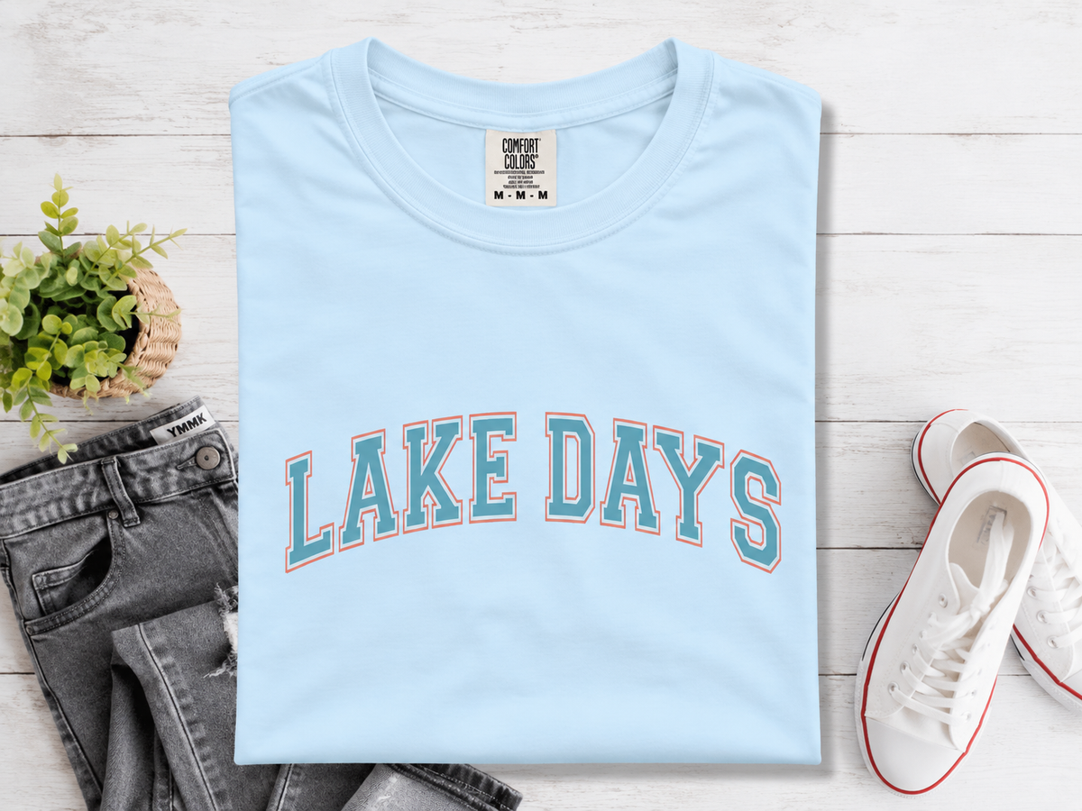 Lake Days Graphic Tee for Slow Summer Afternoons