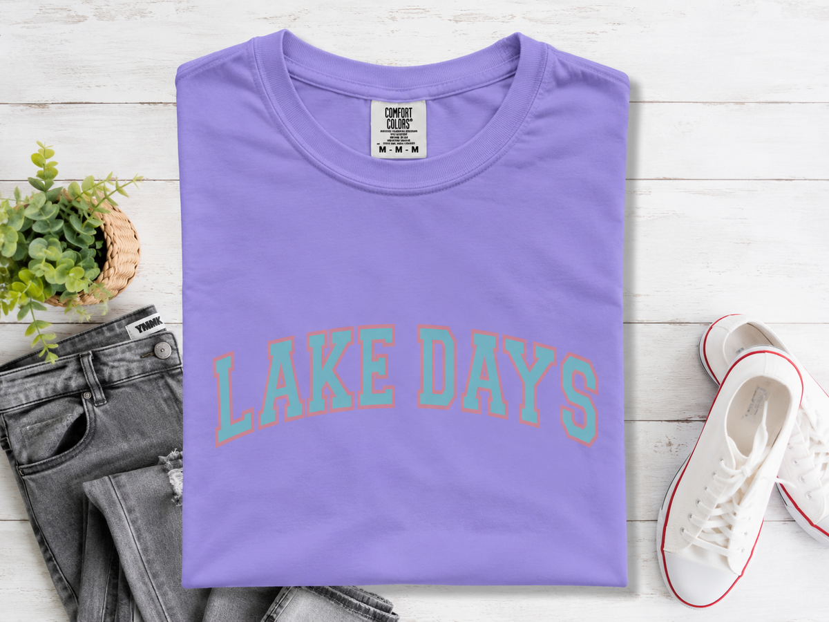 Lake Days Graphic Tee for Slow Summer Afternoons