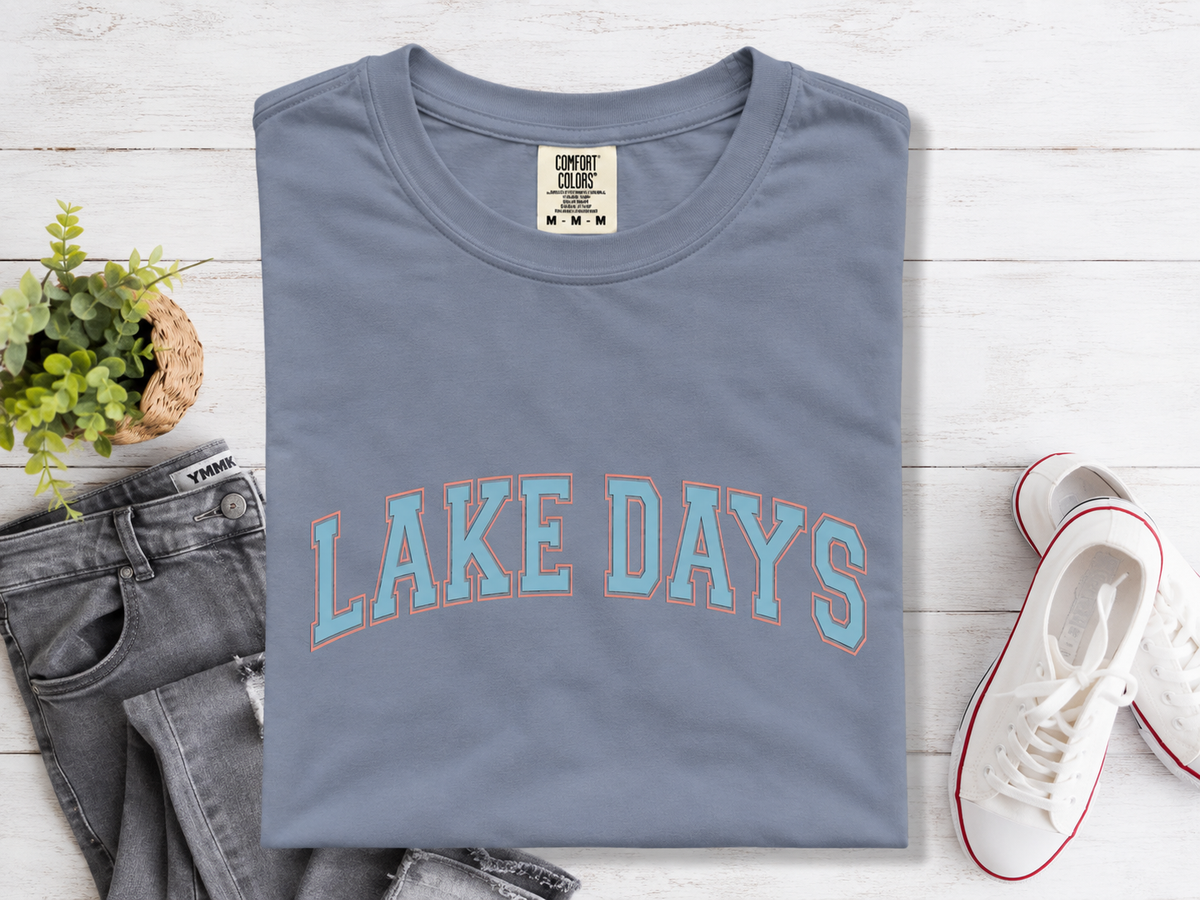 Lake Days Graphic Tee for Slow Summer Afternoons