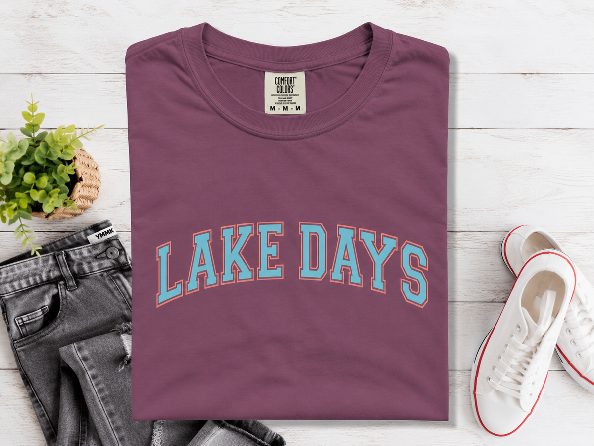 Lake Days Graphic Tee for Slow Summer Afternoons