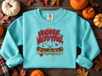 Autumn Canoe Graphic Crewneck Sweatshirt