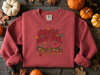 Autumn Canoe Graphic Crewneck Sweatshirt