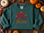 Autumn Canoe Graphic Crewneck Sweatshirt